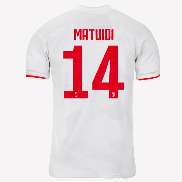 Camiseta Juventus NO.14 Matuidi 2ª 2019-2020 Gris Blanco